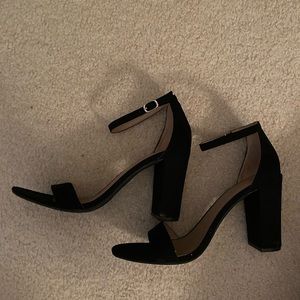 Target black straps heels